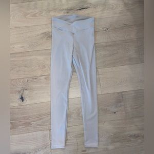 Light tan/blush textured leggings, size small